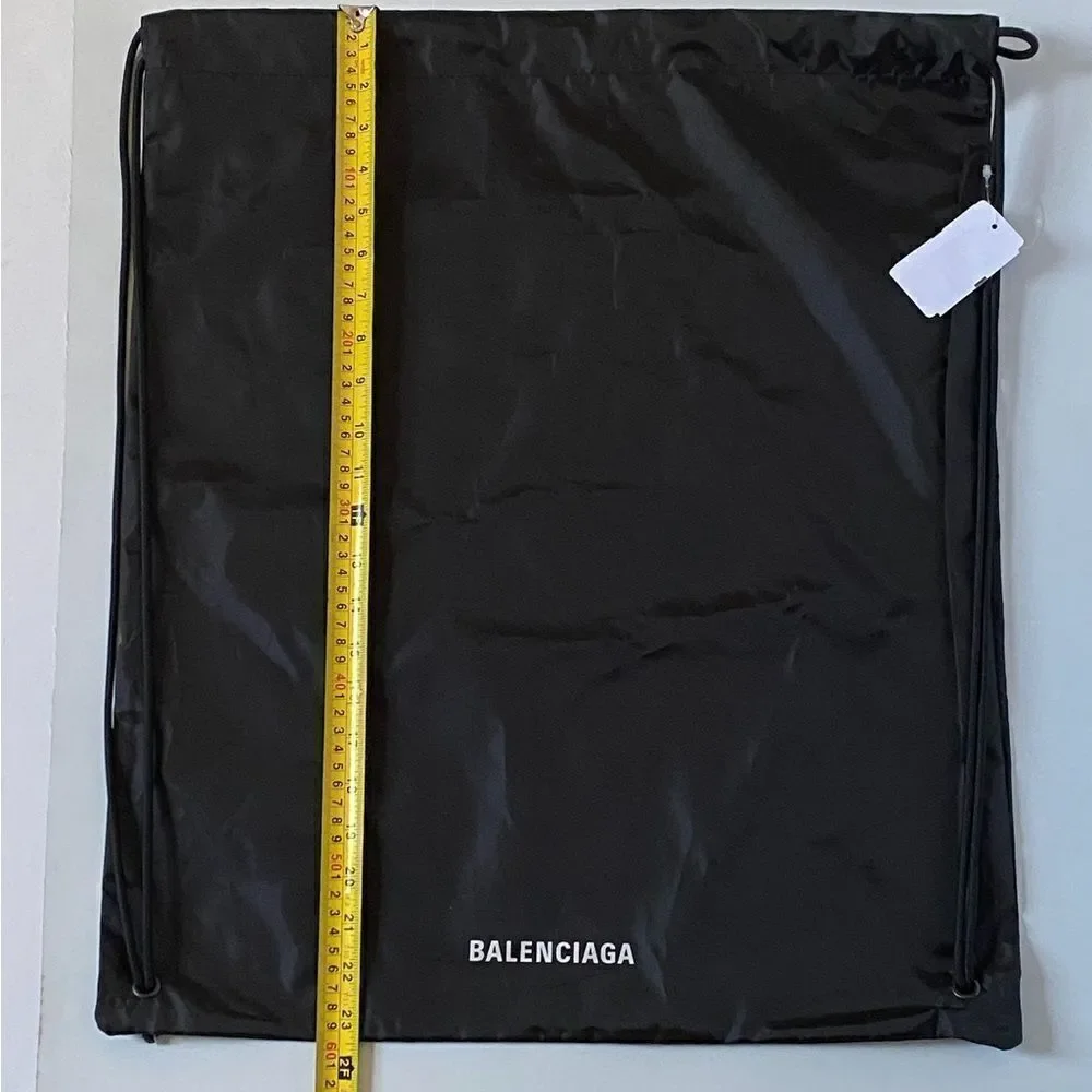 Balenciaga nylon drawstring bag/ dust bag